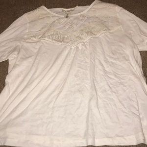 cute white long sleeve shirt
